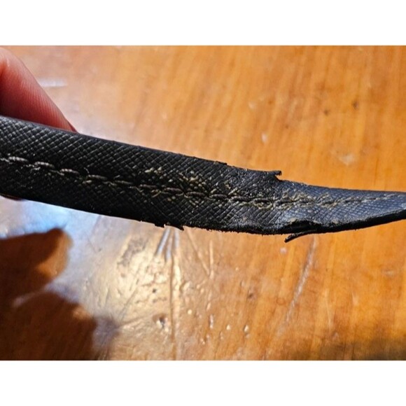 COACH Peyton Leather Zip Top Tote/Bag/Purse,Black/Silver,Classic,Timeless - Picture 13 of 14